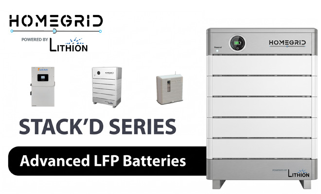 Homegrid Stack'd Series Full/Partial home battery system Homegrid Stack'd Series battery storage