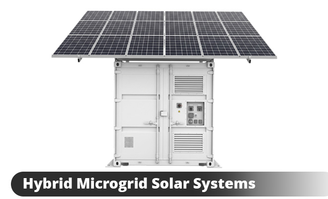 Hybrid Microgrid Solar Systems Microgrid solar power system