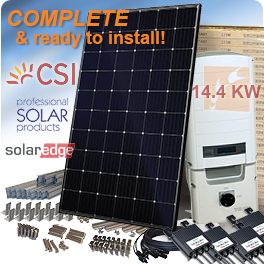 14.4kW SuperPower CS6K300MS Solar Panel System