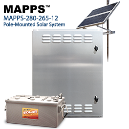Power Battery Watt System Enclosure Solar 280 12VDC 265Ahr