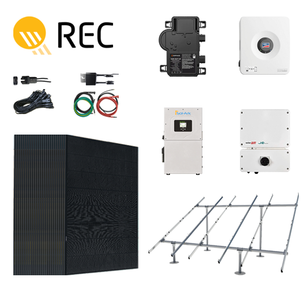 10.8 KW REC450AA Pure-RX Ground Mounted Solar System Kit