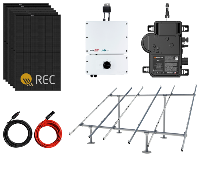 19.2 KW REC400AA Ground Mounted Solar System