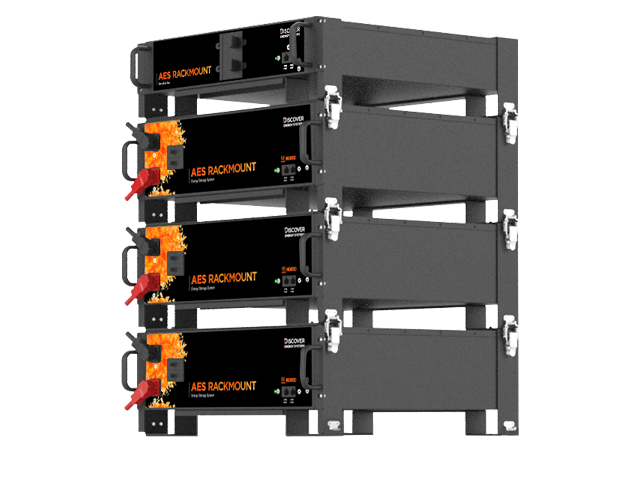 Discover AES RACKMOUNT Quick Stack Rack | Up to 6 Batteries + Battery Combiner