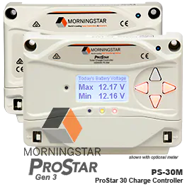 Morningstar ProStar PS-30 / PS-30M Gen 3 Solar Charge Controller