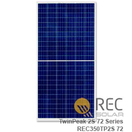 REC TwinPeak REC350TP2S 72 350W Solar Panel