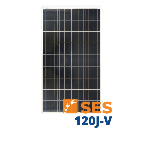 SES 120J-V 12V 120W Solar Panel | Low Wholesale Prices