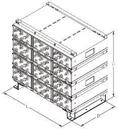 Deka Unigy II 2AVR125-33 Spacesaver Battery System Module