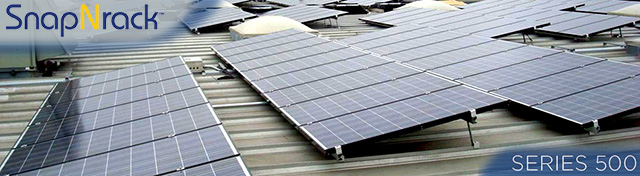 SnapNrack Standing Seam System - Solar Panel Metal Roof Mount