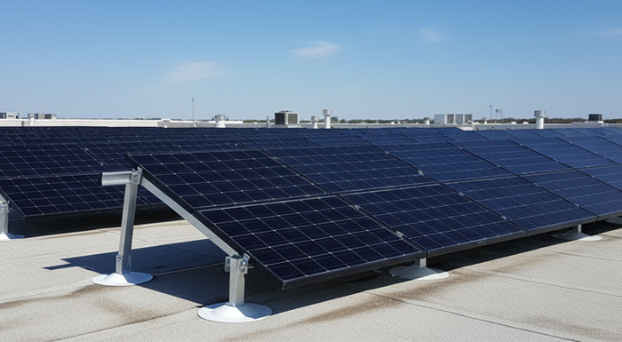 Tilt-Up Penetrated Solar Mount