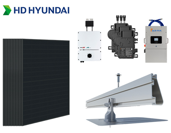 Hyundai HiN-T440NF(BK) 440W Solar Panel