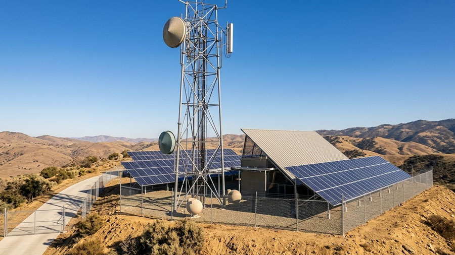 Verizon Wireless Solar Cell Site Deployment