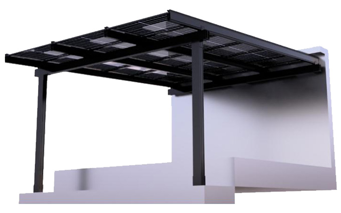 Infinity Rack Light Wall Mount Display