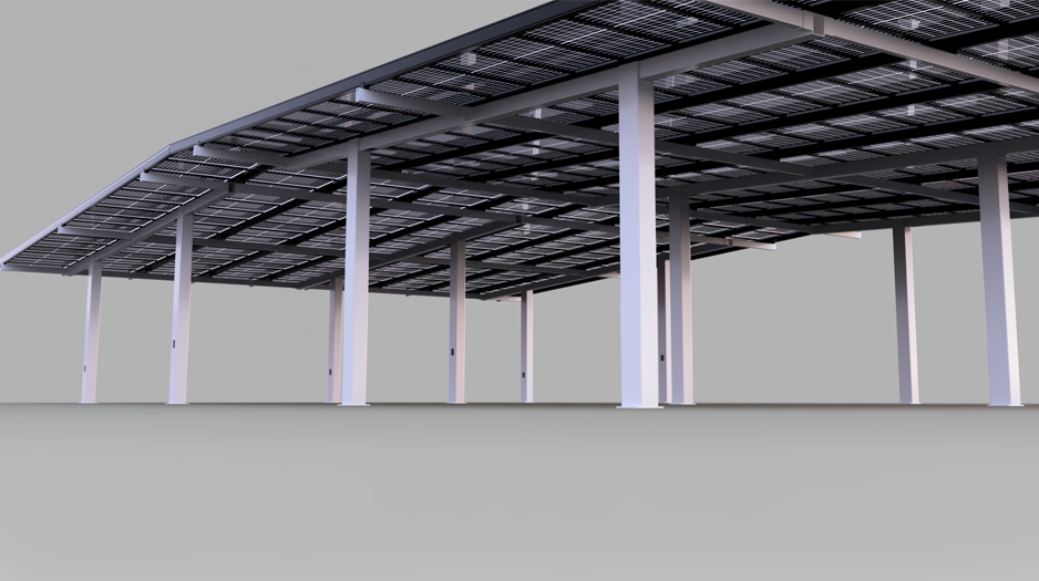 Infinity Rack Cantilever Solar Structure