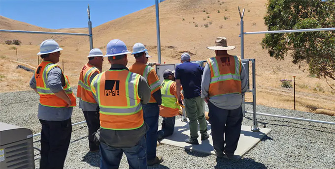 Utility PV installation