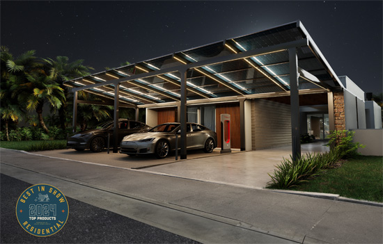 Infinity Rack Residential Carport Structures: Poolside Pergola System