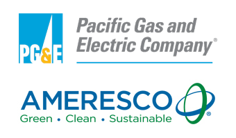 PGE, AMERESCO, and SOLAR Electric Supply Logos