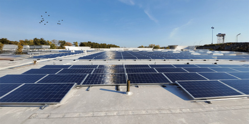 Commercial Flat Roof Solar System