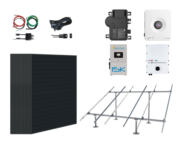 Ground-Mounted Residential Solar System