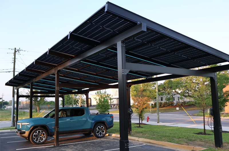 Commercial Solar Carport Ferrari Dealership